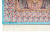 3x5 Blue and Multicolor Turkish Silk Rug