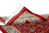 3x4 Red and Blue Turkish Silk Rug