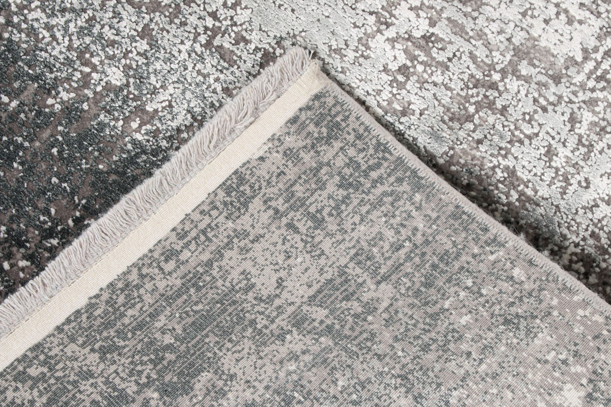 3x10 Gray and Ivory Turkish Antep Runner