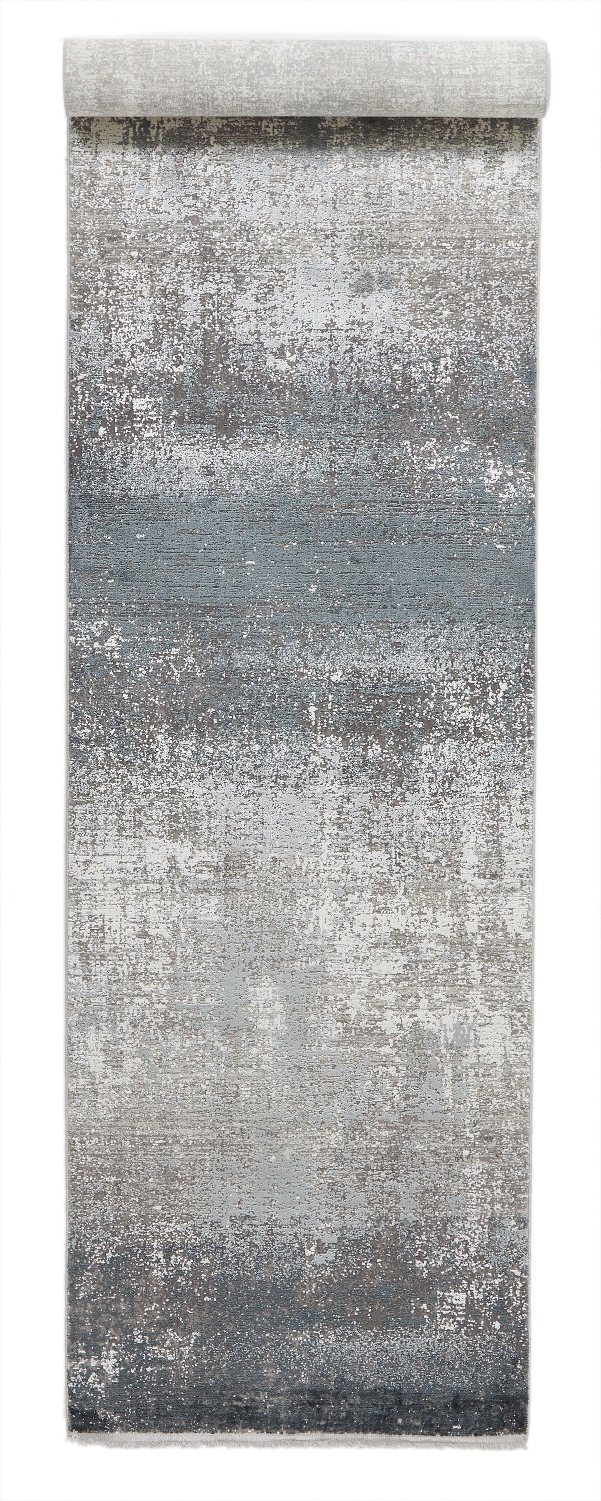 3x10 Gray and Ivory Turkish Antep Runner