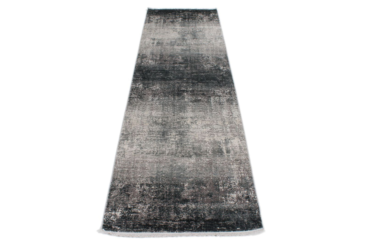 3x10 Gray and Ivory Turkish Antep Runner