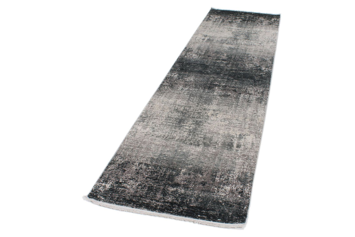 3x10 Gray and Ivory Turkish Antep Runner