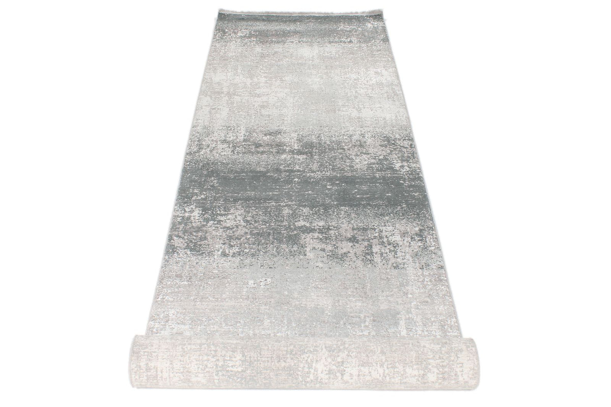 3x10 Gray and Ivory Turkish Antep Runner