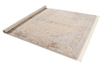 7x10 Brown Turkish Silk Rug
