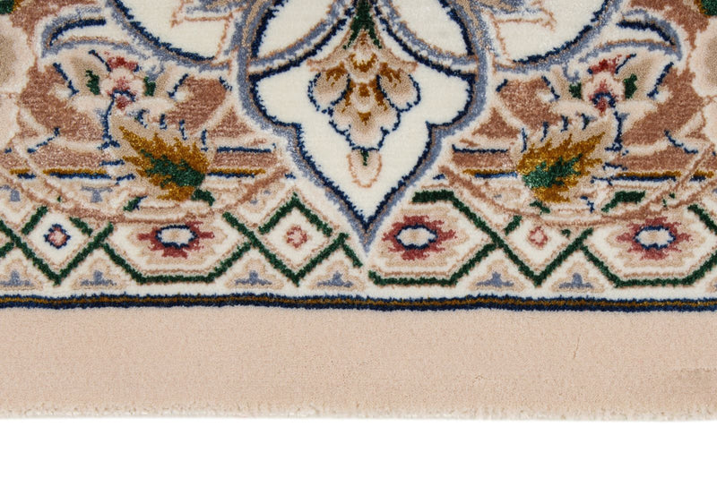 8x12 Brown and Beige Turkish Silk Rug