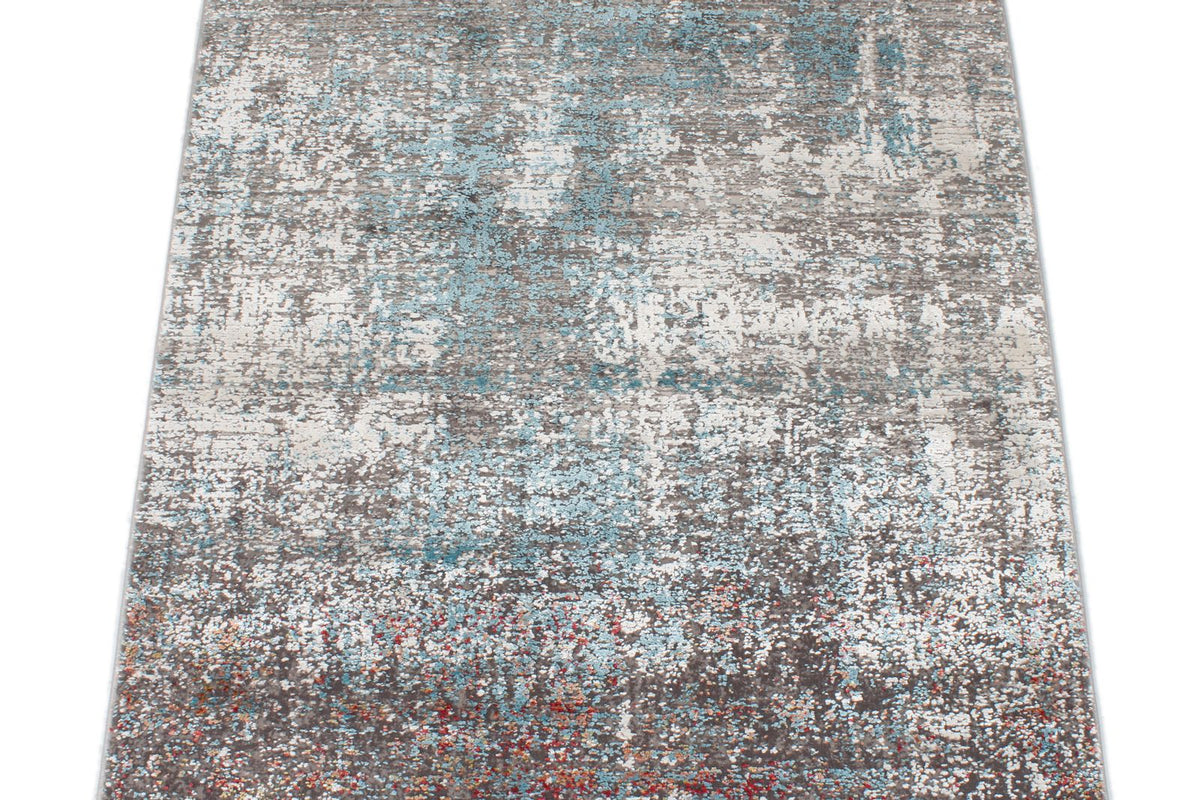 3x10 Gray and Blue Turkish Antep Runner