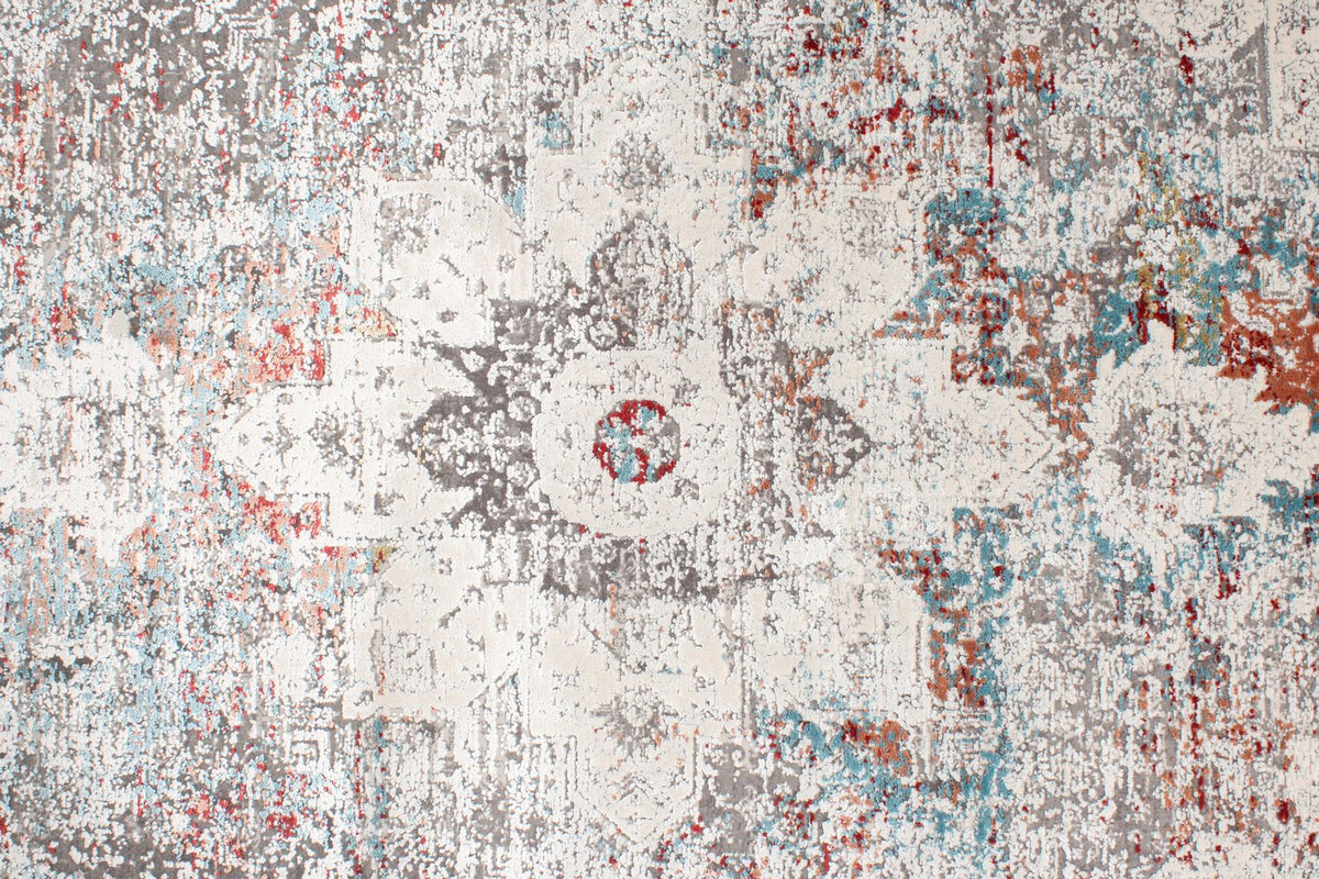 3x13 Gray and Ivory Turkish Antep Runner