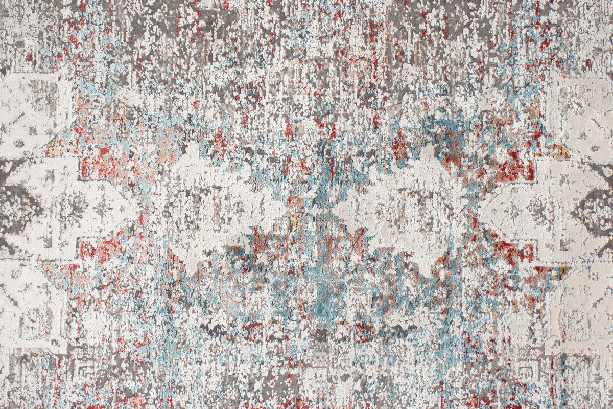 3x13 Gray and Ivory Turkish Antep Runner