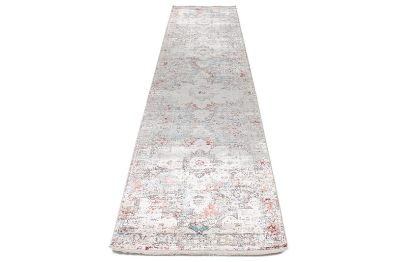 3x13 Gray and Ivory Turkish Antep Runner