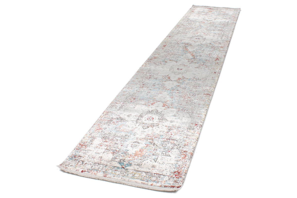 3x13 Gray and Ivory Turkish Antep Runner