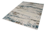 5x8 Gray and Blue Turkish Antep Rug