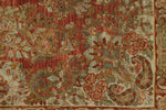 12x17 Rust and Light Blue Persian Rug