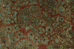 12x17 Rust and Gray Turkish Oushak Rug