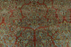 12x17 Rust and Gray Turkish Oushak Rug