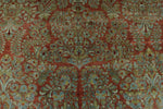 12x17 Rust and Gray Turkish Oushak Rug