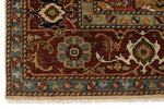 9x12 Ivory and Rust Anatolian Persian Rug