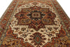 9x12 Ivory and Rust Anatolian Persian Rug