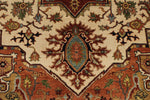 9x12 Ivory and Rust Anatolian Persian Rug