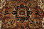 9x12 Ivory and Rust Anatolian Persian Rug