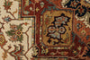 9x12 Ivory and Rust Anatolian Persian Rug