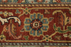 9x12 Ivory and Rust Anatolian Persian Rug