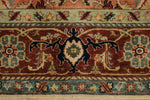 8x10 Ivory and Rust Anatolian Persian Rug