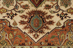 8x10 Ivory and Rust Anatolian Persian Rug