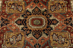 8x10 Ivory and Rust Anatolian Persian Rug