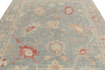 8x10 Gray Turkish Oushak Rug