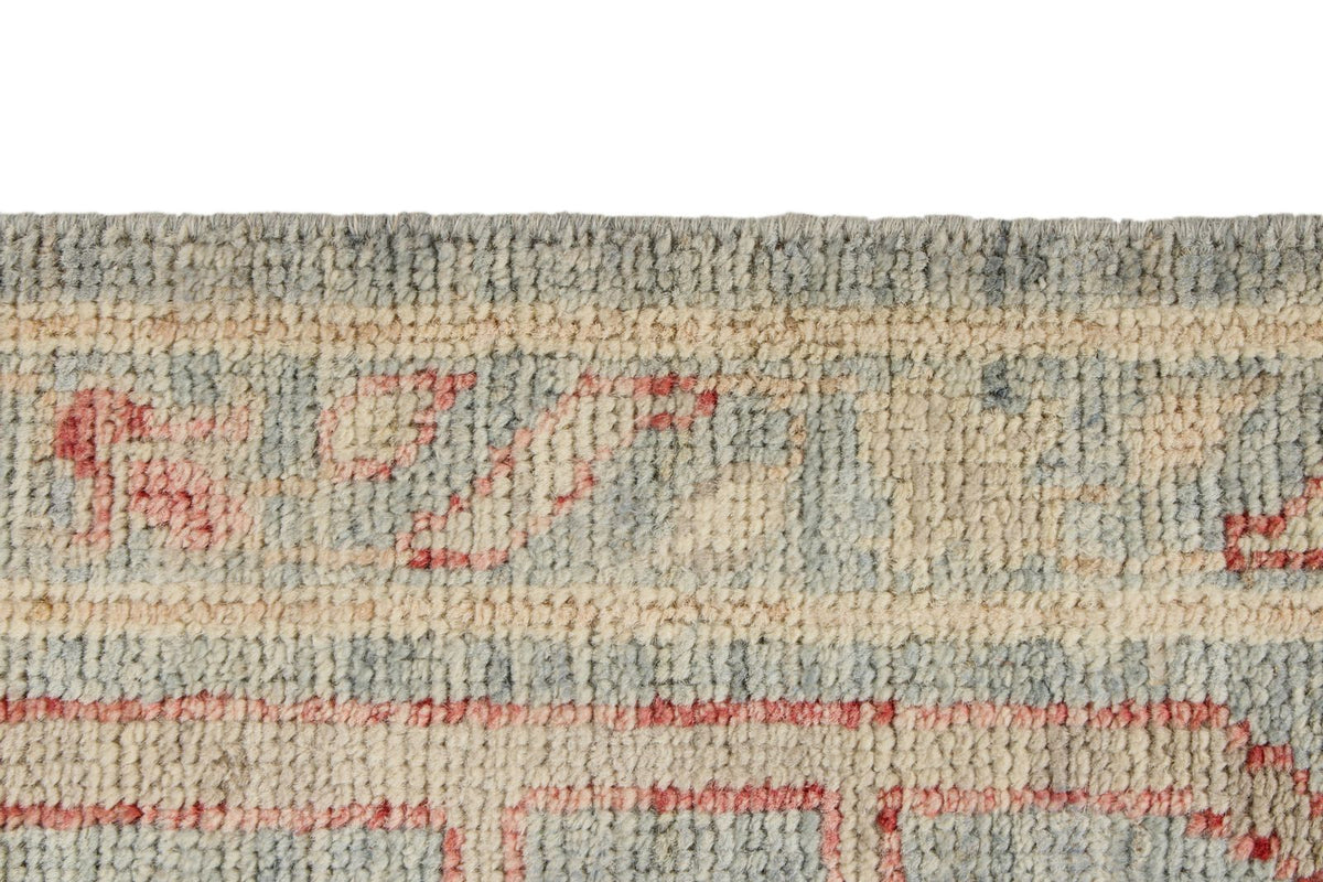 8x10 Gray Turkish Oushak Rug