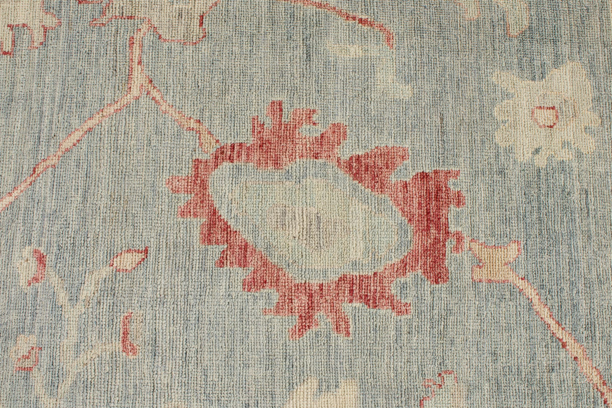 8x10 Gray Turkish Oushak Rug