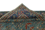 8x10 Green and Blue Anatolian Traditional Rug