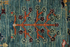 8x10 Green and Blue Anatolian Traditional Rug