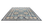 10x14 Gray and Multicolor Turkish Oushak Rug