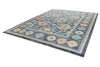 10x14 Gray and Multicolor Turkish Oushak Rug