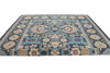 10x14 Gray and Multicolor Turkish Oushak Rug