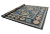 10x14 Gray and Multicolor Turkish Oushak Rug