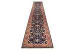 3x19 Navy and Rust Anatolian Traditional Runner