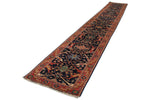 3x19 Navy and Rust Anatolian Traditional Runner