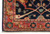 3x19 Navy and Rust Anatolian Traditional Runner