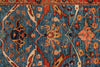 3x20 Blue and Rust Anatolian Traditional Runner