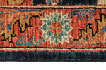 3x19 Navy and Rust Anatolian Traditional Runner