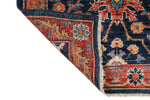 3x19 Navy and Rust Anatolian Traditional Runner