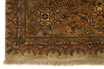 8x10 Gold and Beige Persian Traditional Rug