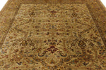 8x10 Gold and Beige Persian Traditional Rug