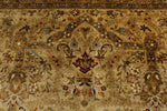 8x10 Gold and Beige Persian Traditional Rug