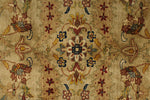 8x10 Gold and Beige Persian Traditional Rug