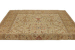 8x10 Gold and Beige Persian Traditional Rug