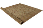 8x10 Gold and Beige Persian Traditional Rug