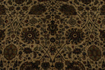 9x12 Ivory and Black Persian Traditional Rug